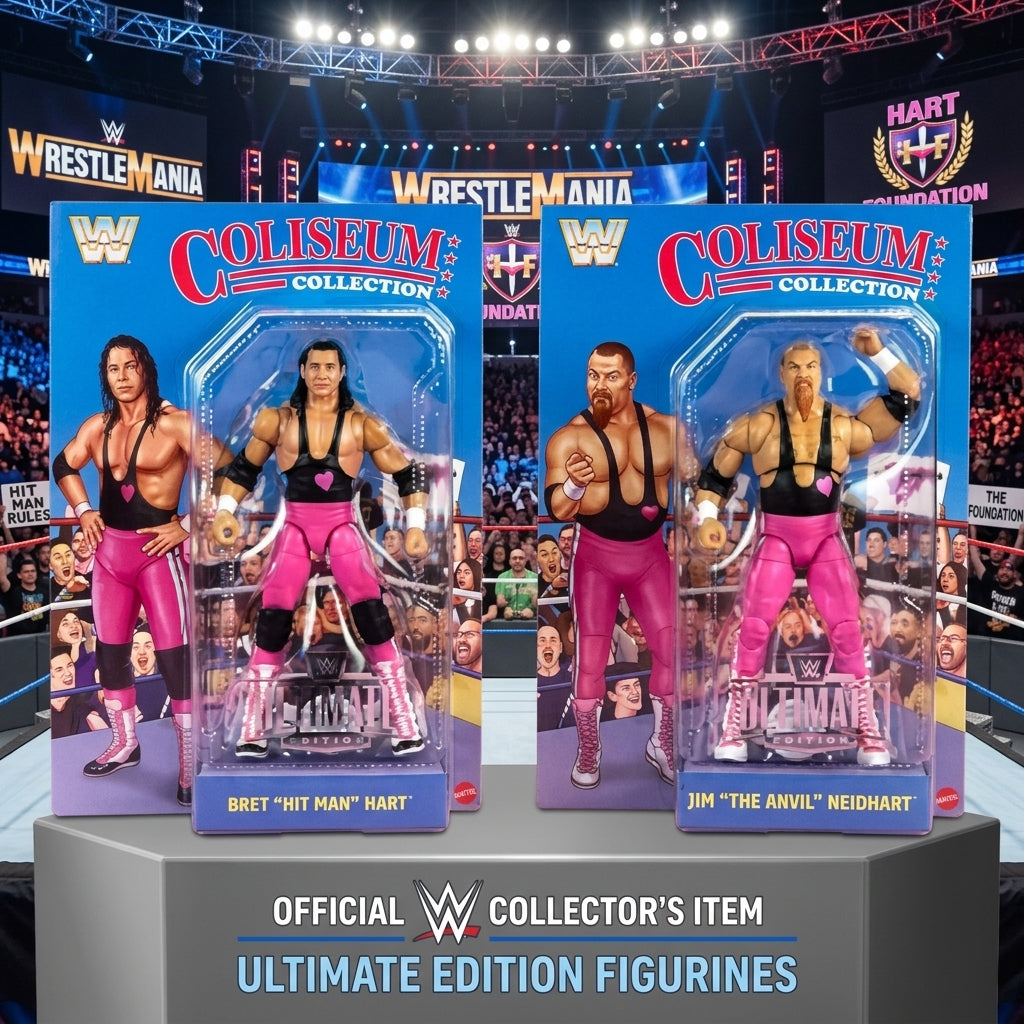 Bret Hart & Jim Neidhart Set