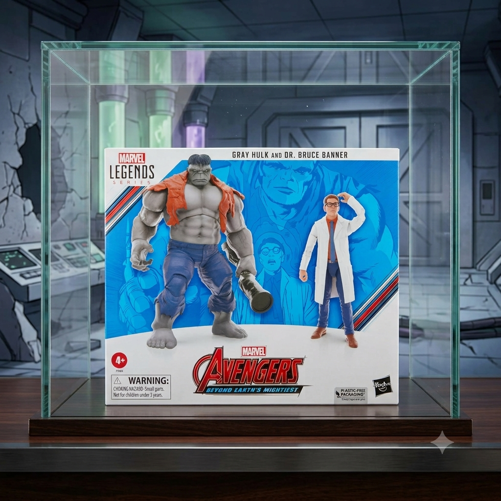 Gray Hulk and Dr. Bruce Banner