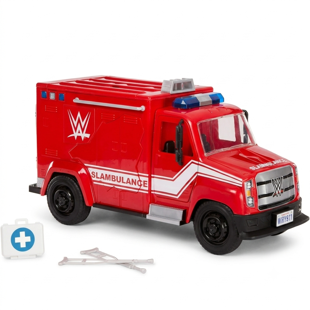 سيارة إسعاف المصارعة WWE Wrekkin' Slambulance التفاعلية