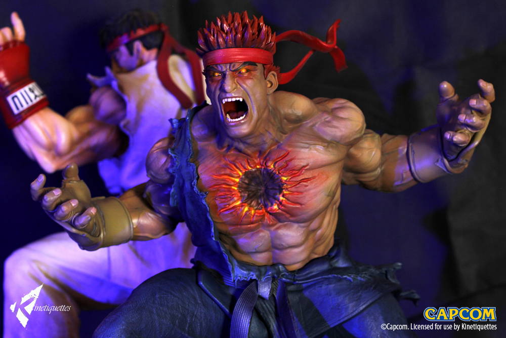 Ryu & Evil Ryu Diorama