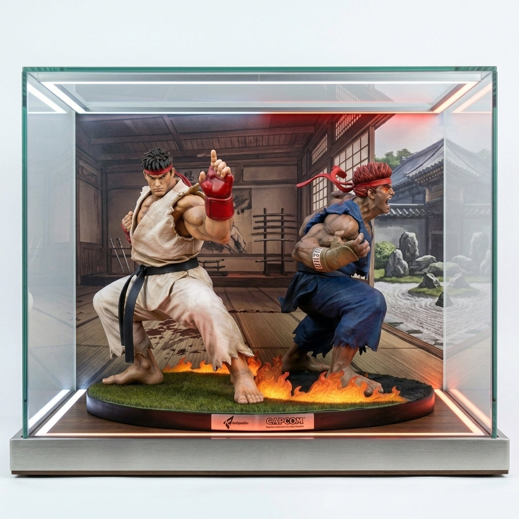 Ryu & Evil Ryu Diorama